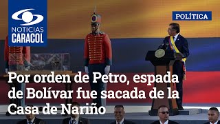 Download Por Orden De Petro, Espada De Bolívar Fue Sacada De La Casa De Nariño Y Llevada Video MP3 Por Orden De Petro, Espada De Bolívar Fue Sacada De La Casa De Nariño Y Llevada