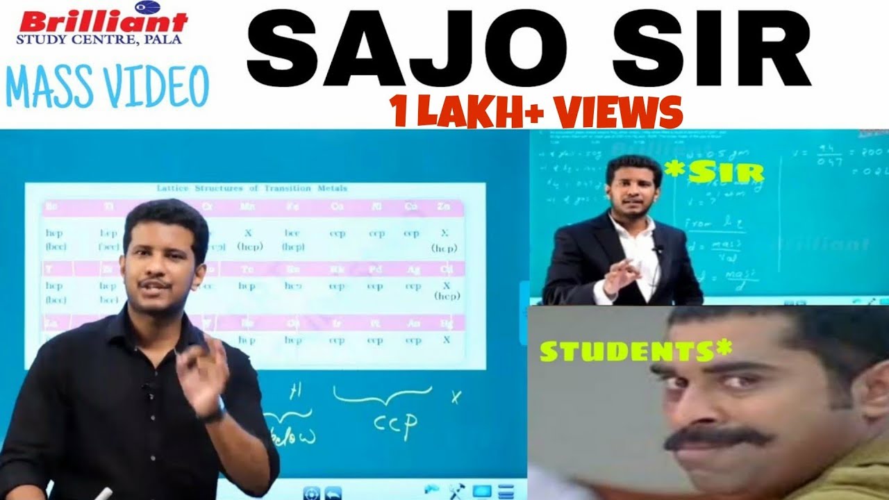 Online Class Troll Video•Sajo Sir Singing Brilliant Pala Online Class Fun