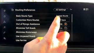 Nissan Ariya Nismo – How to Change Basic Route Type