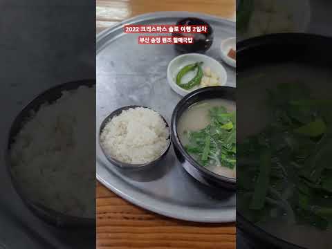 부산 송정 돼지국밥 #shorts #송정맛집 #부산돼지국밥