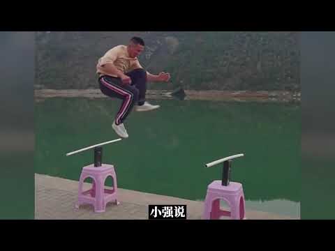 张成强：30岁小伙震撼上演“飞檐走壁水上漂”！网友称高手在民间
