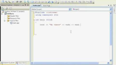 C++ tutorials Simple console out SYSTEM PAUSE.avi