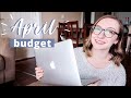 BUDGET WITH ME | April 2021 | another stimulus check, finally under 100k | debt free journey