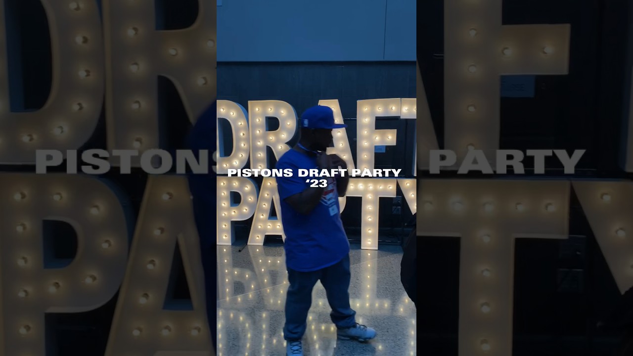 Detroit Pistons 2023 Draft Party YouTube