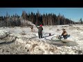 How To Build An Ice Bridge For Logging Trucks