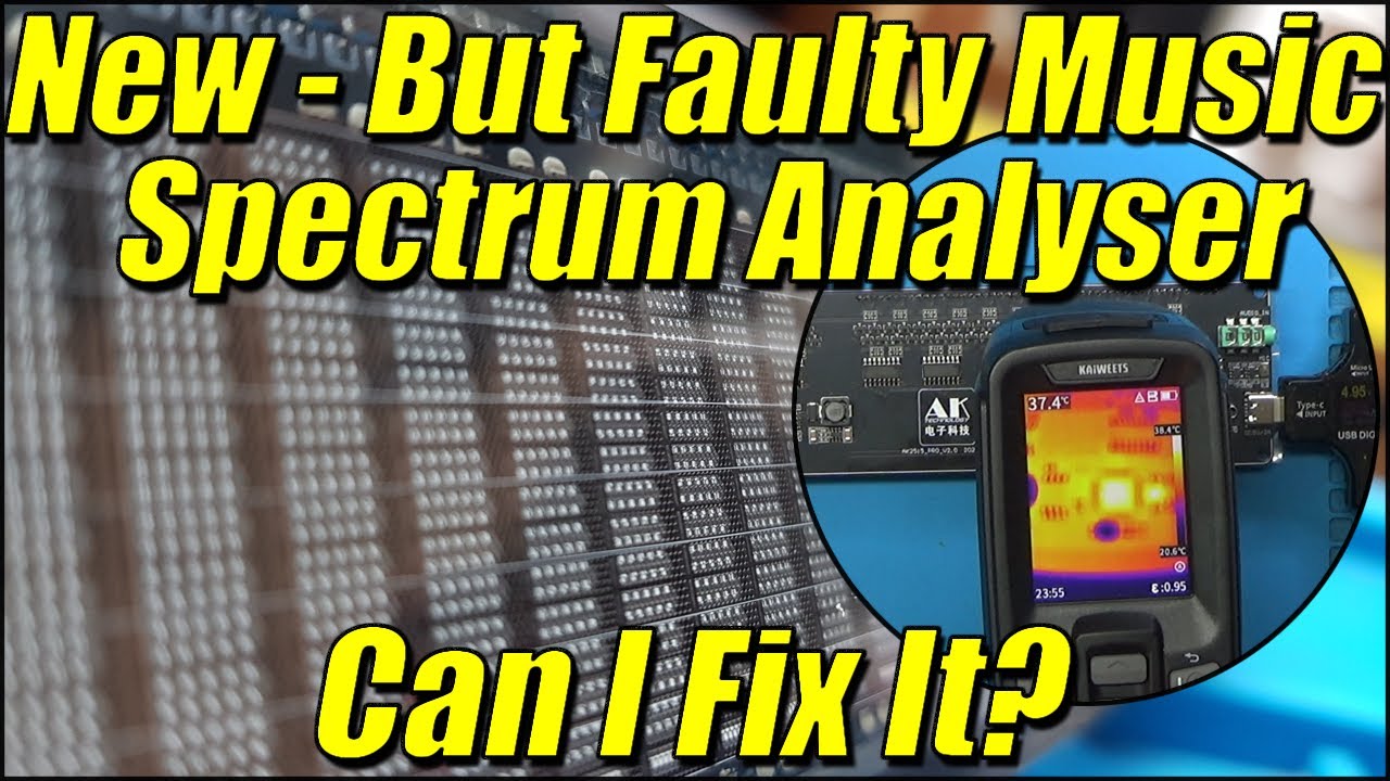 Audio Spectrum Analyzer AK2515 met VFD-scherm, instelbare