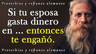 Proverbios y refranes alemanes precisos | sabiduría alemana.