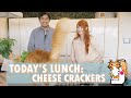 Today's Lunch: Cheese Crackers 🔪 Cooking vlog