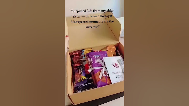 Eid Surprise Gift from My Sis Unboxing a Heartwarming Eid Treat