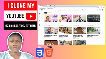 Youtube Channel Clone Using HTML & CSS: A Practice Project with full explanation for New developers
