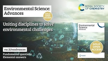 RSC Environmental Science: Advances – read and publish exceptional research