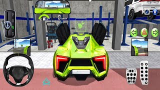 Green Car Racing In City - 3D Driving Class Game - Android Gameplay screenshot 5