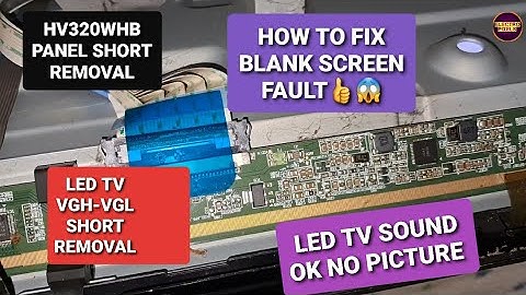 HV320WHB-N85 BOE PANEL NO DISPLAY PROBLEM SOLVED|32" LG LED Tv Blank Display N85 Panel|Panel Repair