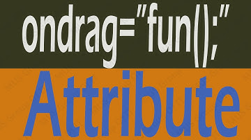 What is Use of the ondrag Attribute in HTML - HTML attribute learning in Urdu Hindi