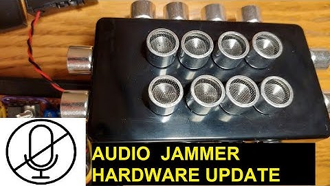 Ultrasonic Microphone Jammer  - hardware update !