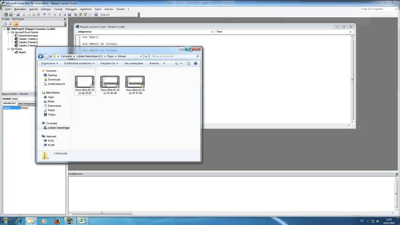 New Excel 2010 VBA Werte aus Tabelle Fehlerbehandlung Split Join