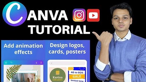CANVA MOBILE APP TUTOTIAL IN HINDI | Canva App Tutorial For Beginners |