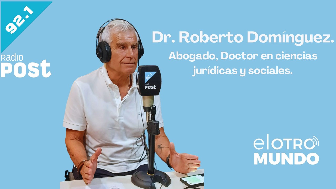 Entrevista de Victoria González al Dr.  Roberto Domínguez en El Otro Mundo por Radio Post 92 1