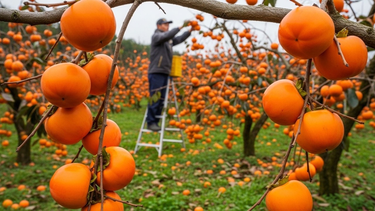 From Harvest to Drying Japan’s Premium Persimmon Production ...