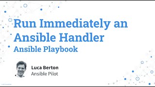 Famous Run Immediately an Ansible Handler - Ansible Playbook Wealth