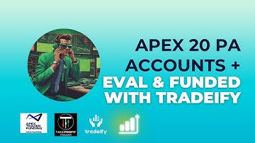 Brand new Funded 50K accounts with Tradeify and 20 PA accounts with Apex Trader Funding #propfirms
