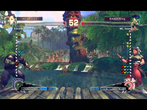 Ultra Street Fighter IV battle: Chun-Li vs M. Bison