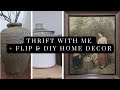 Thrift with me for home decor  style and diy the haul