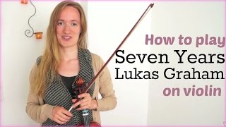 7 Years - Lukas Graham Sheet music for Violin (Solo)