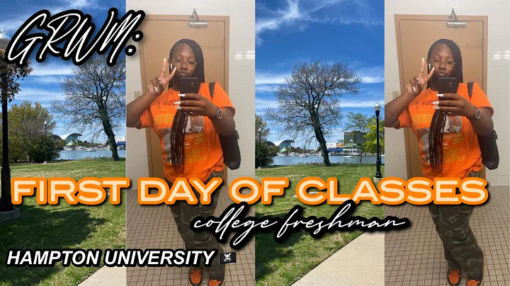 GRWM: First Day of College | FRESHMAN YEAR | HAMPT...