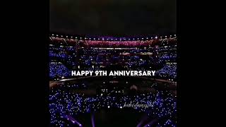 HAPPY 9TH ANNIVERSARY 9 YEARS WITH BTS ?? WE LOVE YOU BTS