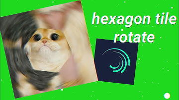 Hexagon tile rotate tutorial/Alight motion