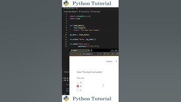 Speed Up Your Streamlit App with Caching | Python Tutorial