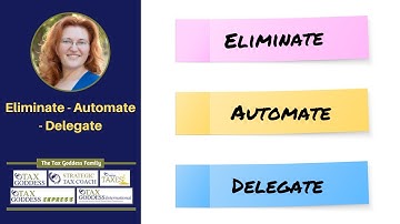 Eliminate | Automate | Delegate 😎
