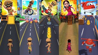 Little Singham 🆚 Little Singham Cycle Race 🆚 Singham Super Skater 🆚Little Radha🆚Super Wings Jett Run screenshot 3