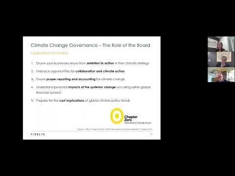 Fidelio Webinar 'Climate