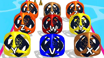 AZ Run ABC Ball Runner All Levels Gameplay Walkthrough (Android Ios) Level 733