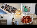 Vlogde retour organisation makeup nouvelle sdb et recette