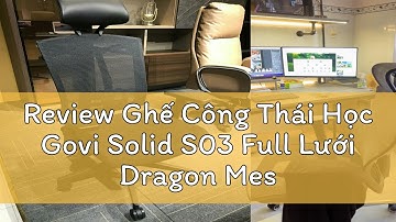 Review Ghế Công Thái Học Govi Solid S03 Full Lưới Dragon Mesh, Full Tính Năng, Bảo Hành 5 Năm
