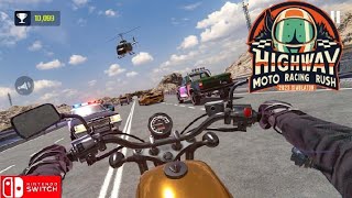 Highway Moto Racing Rush 2023 Simulator Nintendo switch gameplay
