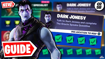 Dark Jonesy Challenges Guide "The Oracle Speaks Questline" (Fortnite Battle Royale)