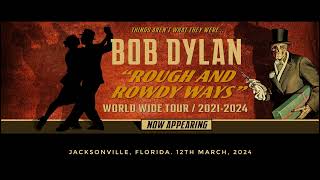 Bob Dylan and his Band — Jacksonville, Florida. 12th March, 2024. Stereo recording by Bt