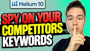 How to Steal Your Competitors Keywords - Helium 10 Keyword Research Tutorial for KDP