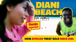 How LOCAL AFRICAN treat SOLO INDIAN GIRL | Visiting Diani Beach with Local Kenyan #kenya #kenyavlogs