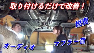 【簡単DIY】数分で取付け様々な効果があるマフラーアースを取り付けてみた