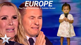 Golden Buzzer: Simon Cowell Crying To Hear The Song Europe Homeless On The Big World Stage