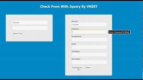 Check Form With Jquery Pro