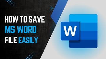 How to Save an MS Word File: Quick Guide || Virtual Comrade