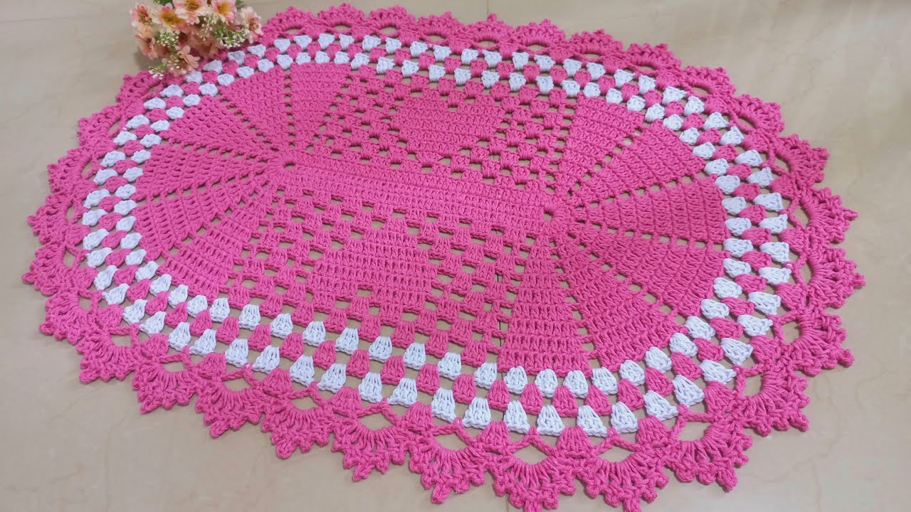 TAPETE OVAL MILI COM  APENAS 290 GRAMAS PASSO A PASSO