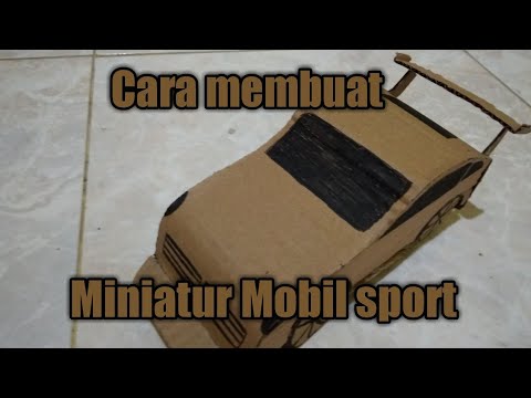 Cara membuat mobil mainan  dari kardus - Miniatur mobil hilux - Ide kreatif daur ulang kardus bekas. 