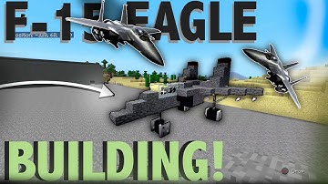 [PROJECT] Building an F-15 Eagle in Minecraft